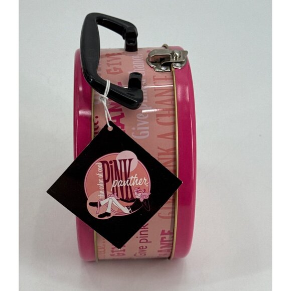 Vandor Pink Panther Collectible Tin Totes With Handle With Tag Lunch Box - Picture 2 of 8